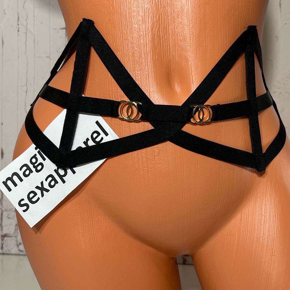 VS LUXE M/L WAIST CINCHER STRAPPY CAGED GARTER